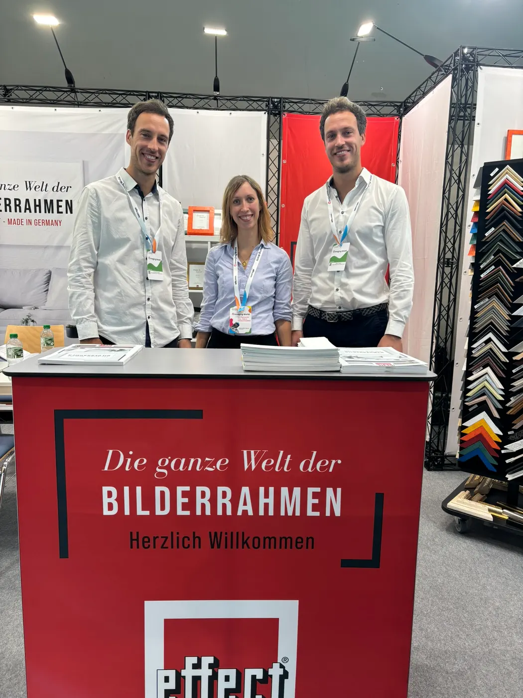 Directie Christoph Rudolph, Katja Klar en Marius Rudolph op de stand