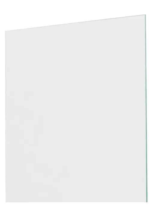 Op maat gesneden glasplaat als vervangglas voor een fotolijst