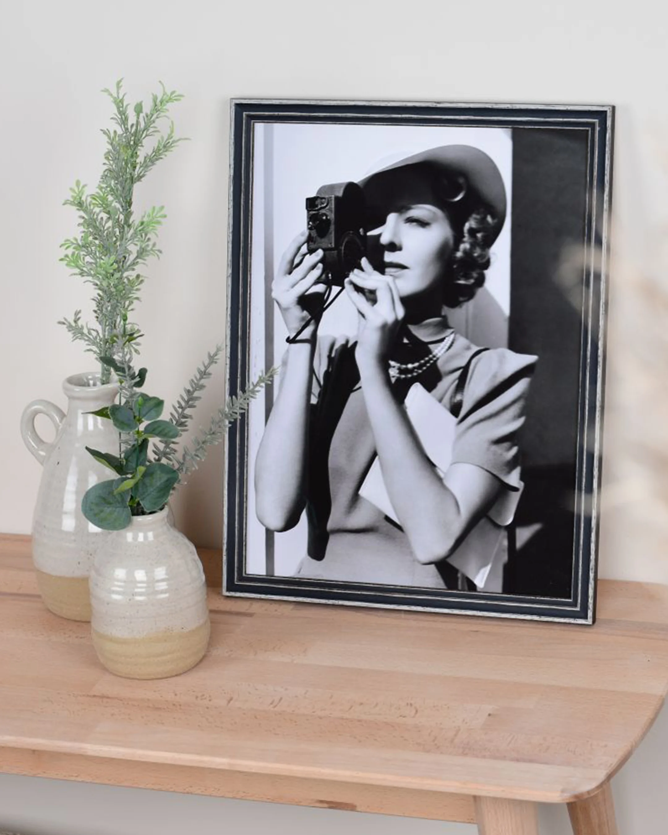 Vintage houten fotokader Luise