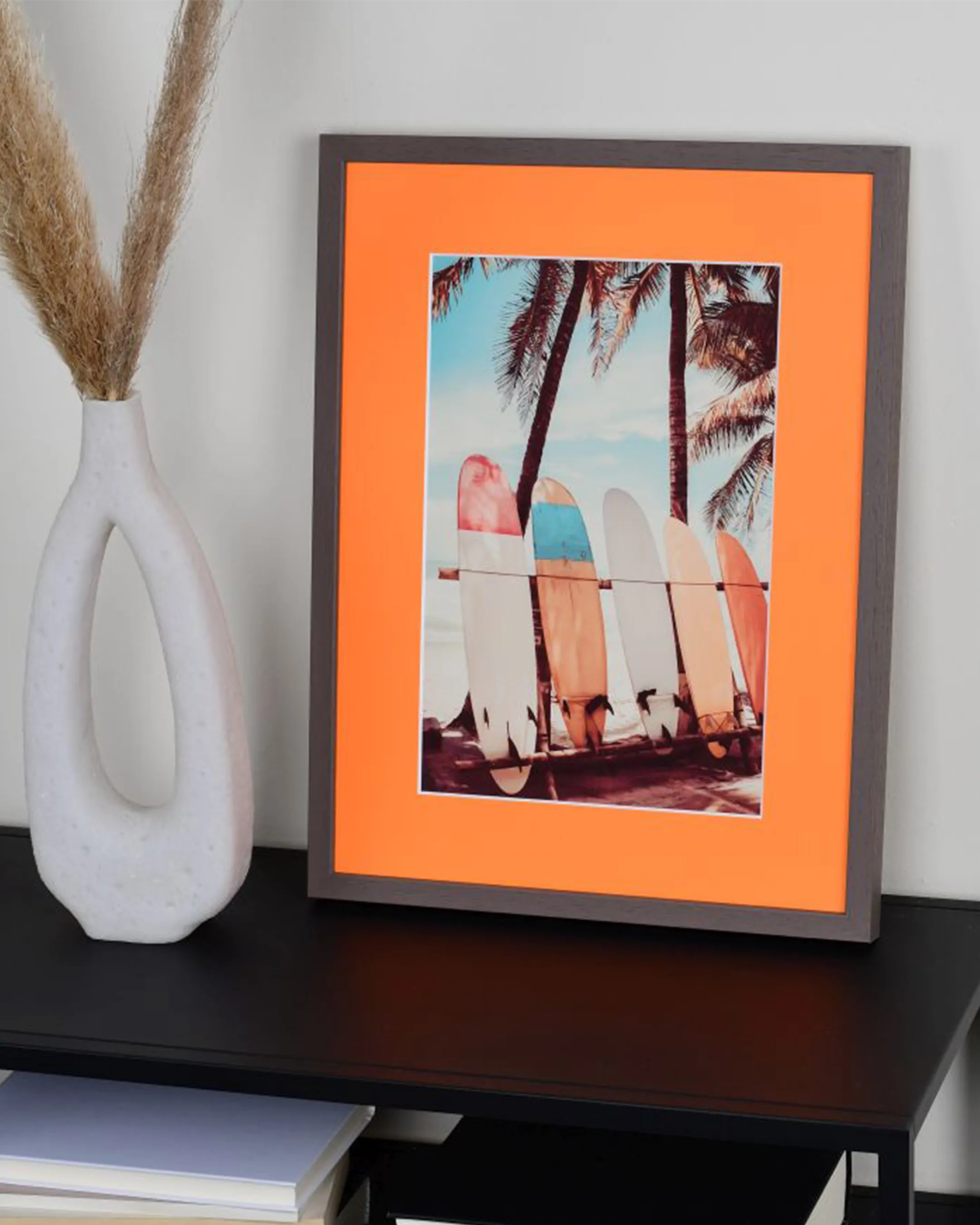 Passe-partout Oranje 10 in een interieur