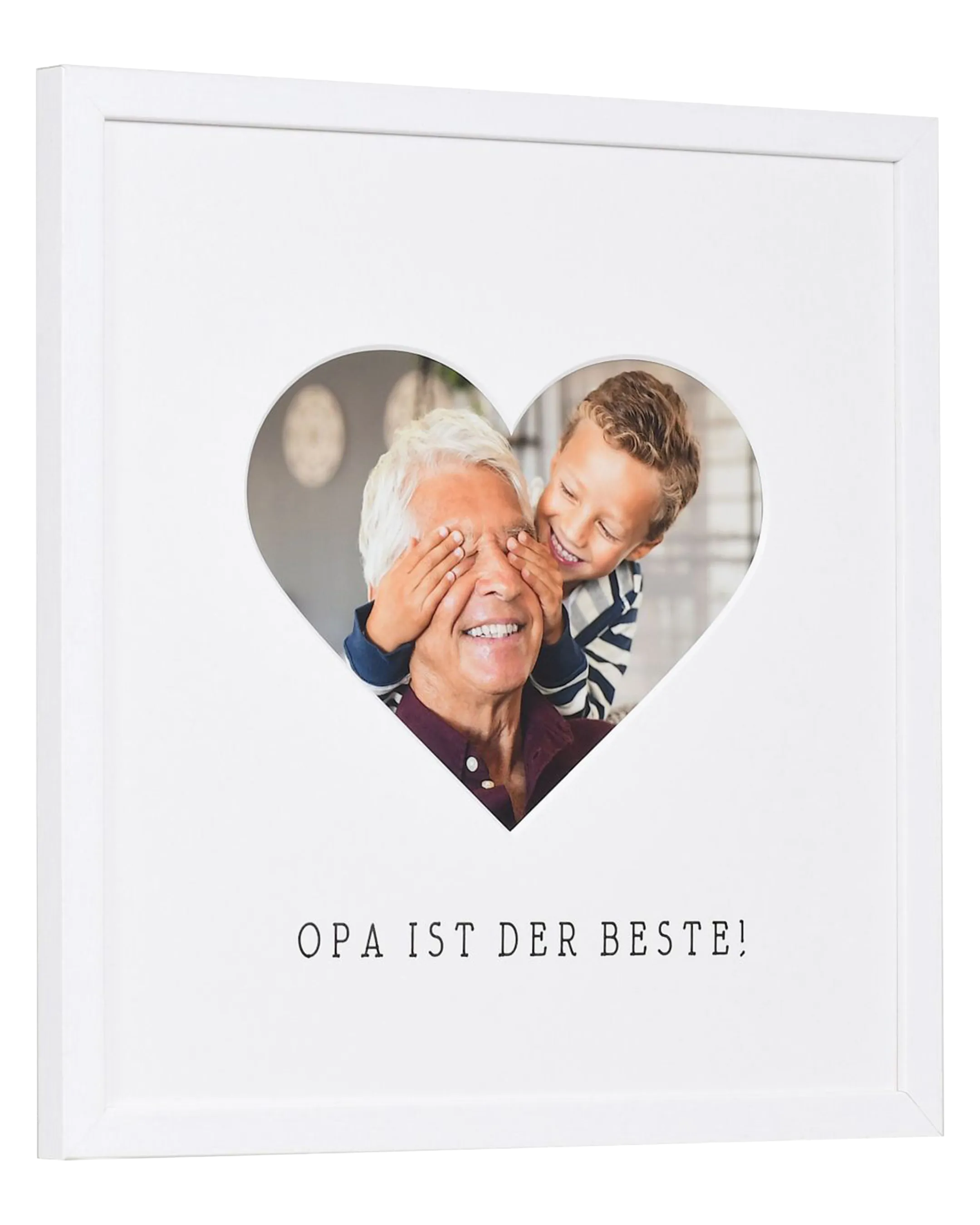 Fotokader hart "Opa" 30x30cm