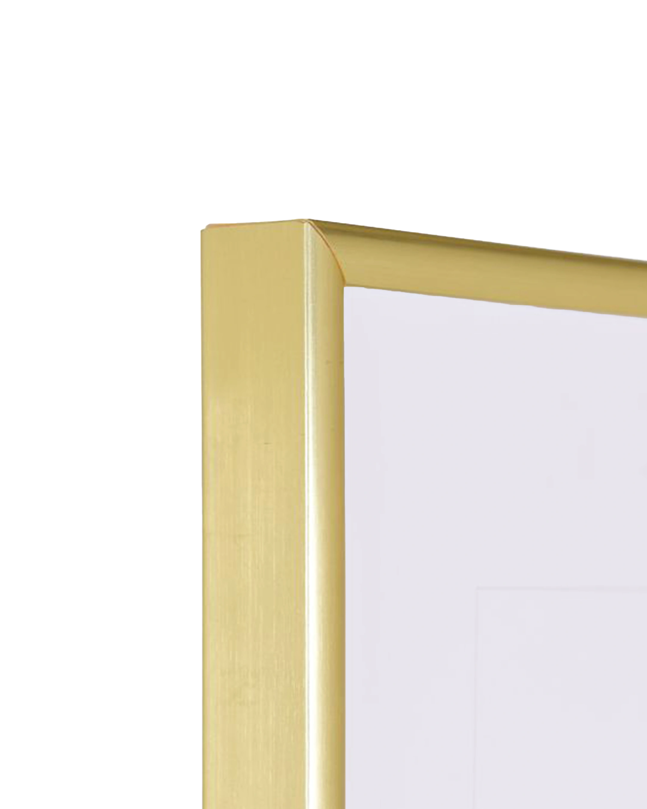 Kunststof fotolijst Sara goud – detailweergave