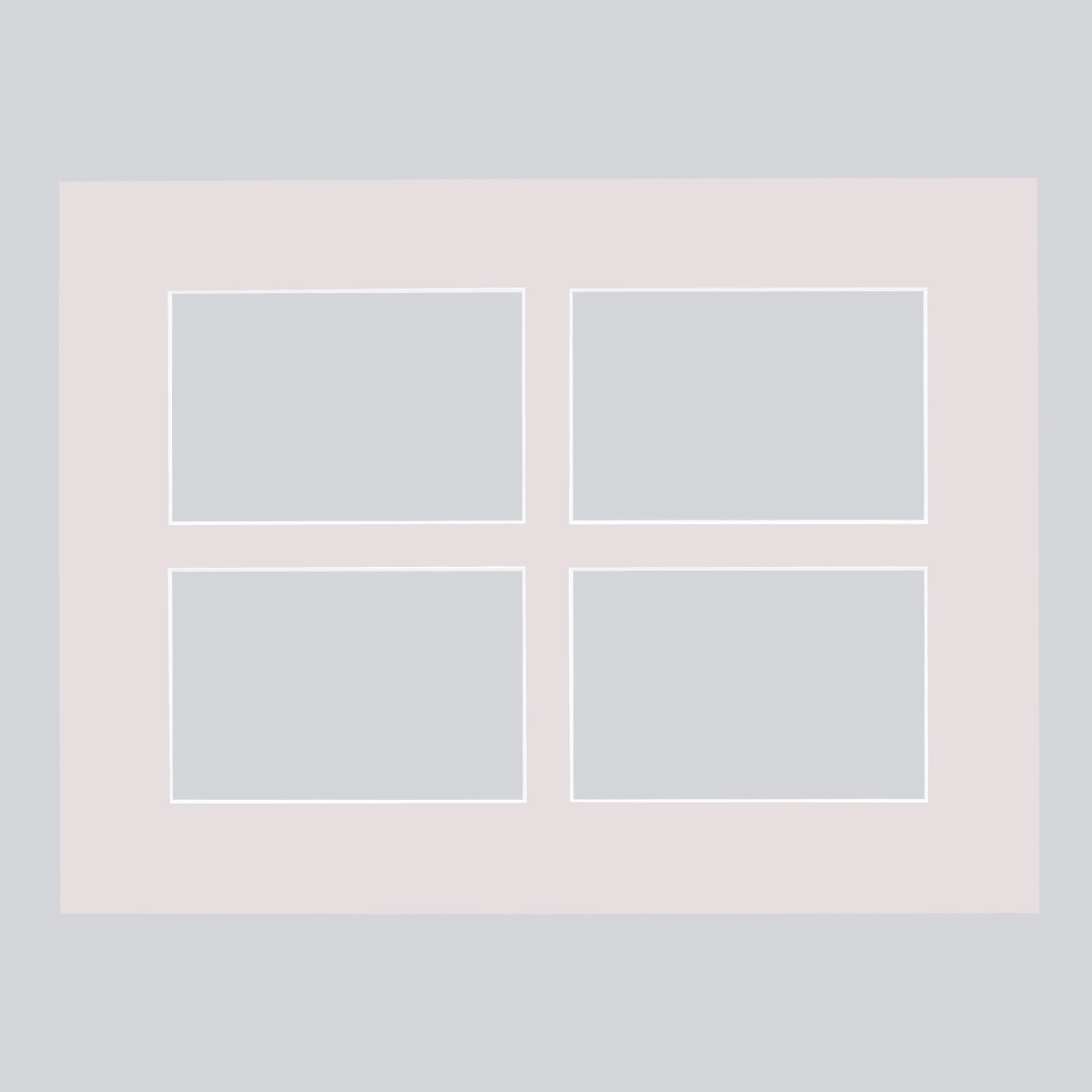 Passe-partoutcollage Alice 30x40 cm