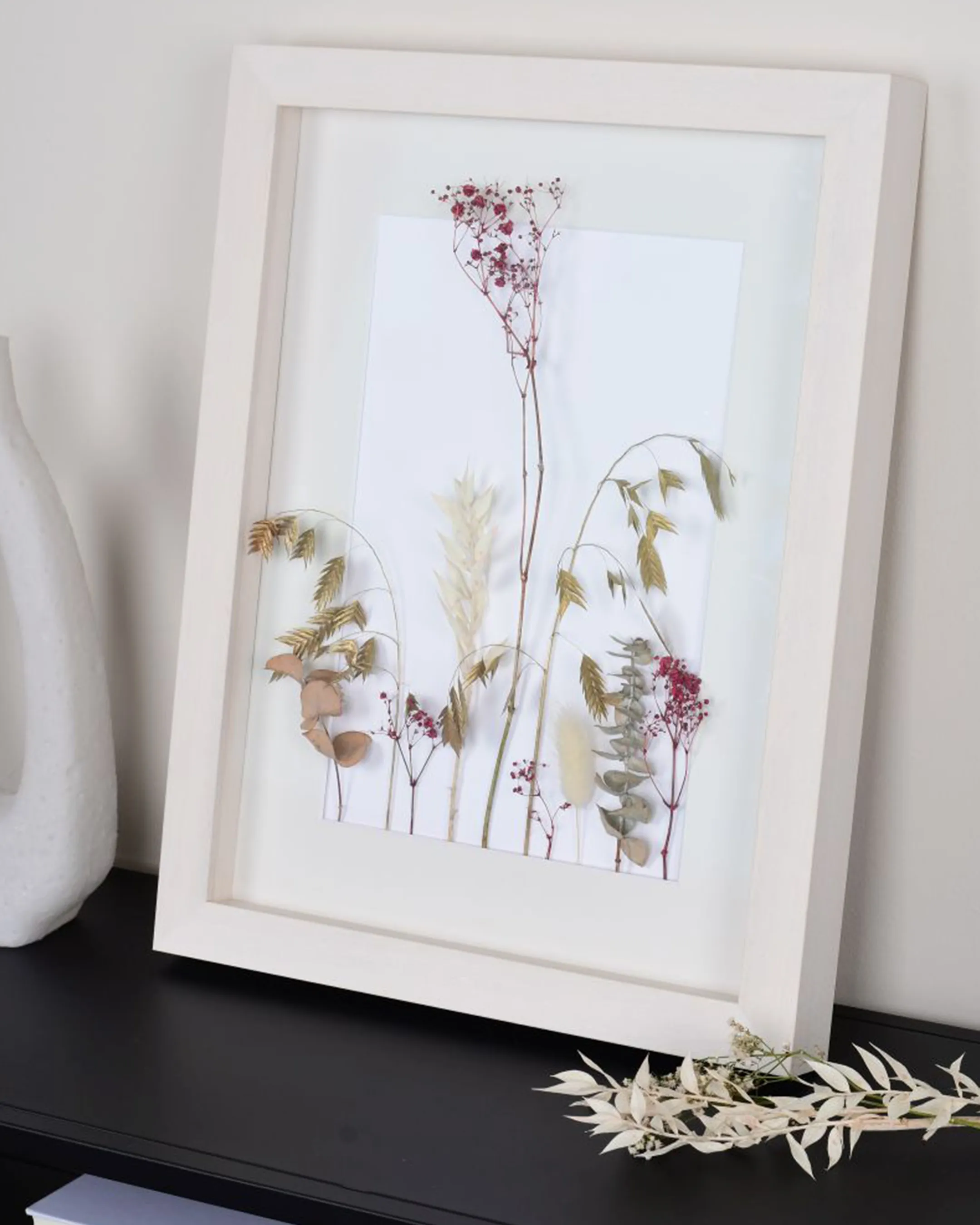 Houten fotokader Linda met afstandslijst