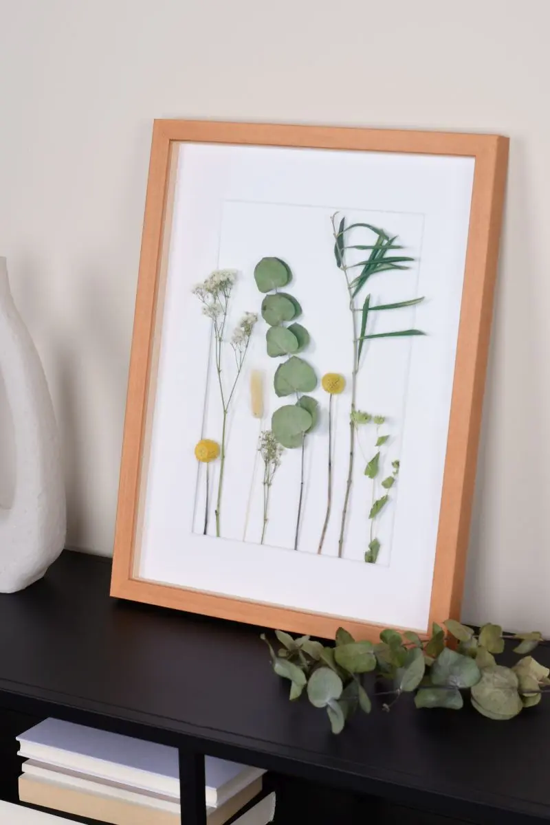 Houten fotokader Fiona met afstandslijst