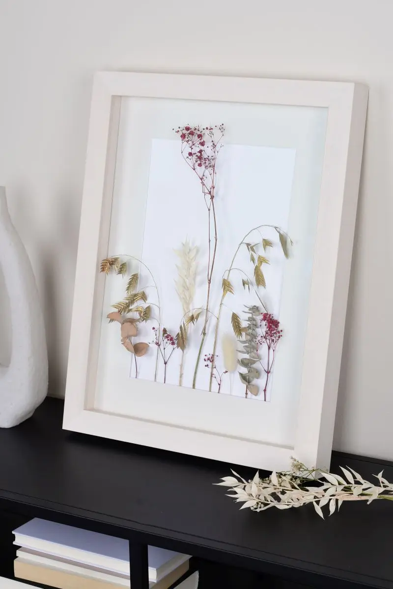 Houten fotokader Linda met afstandslijst