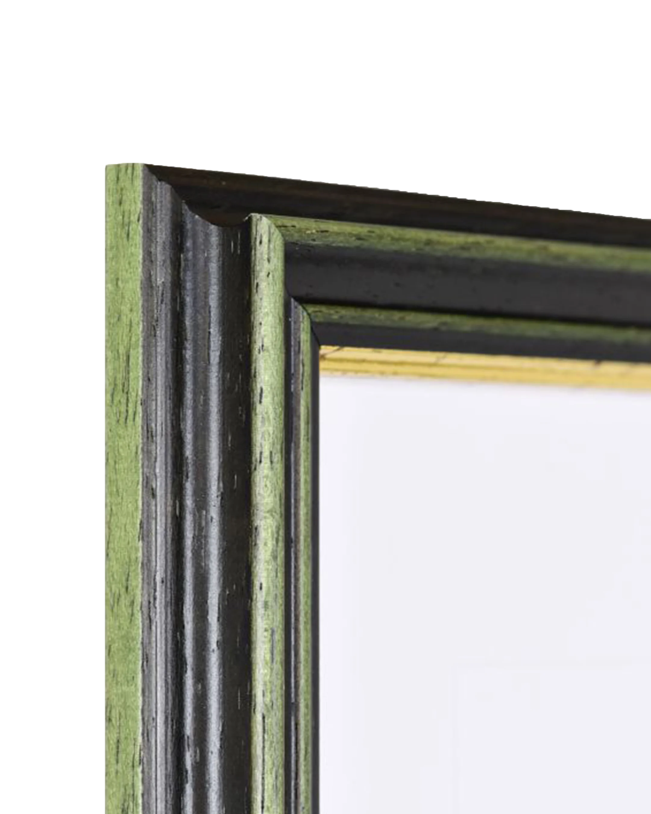 Houten fotolijst Annelie groen – detailweergave