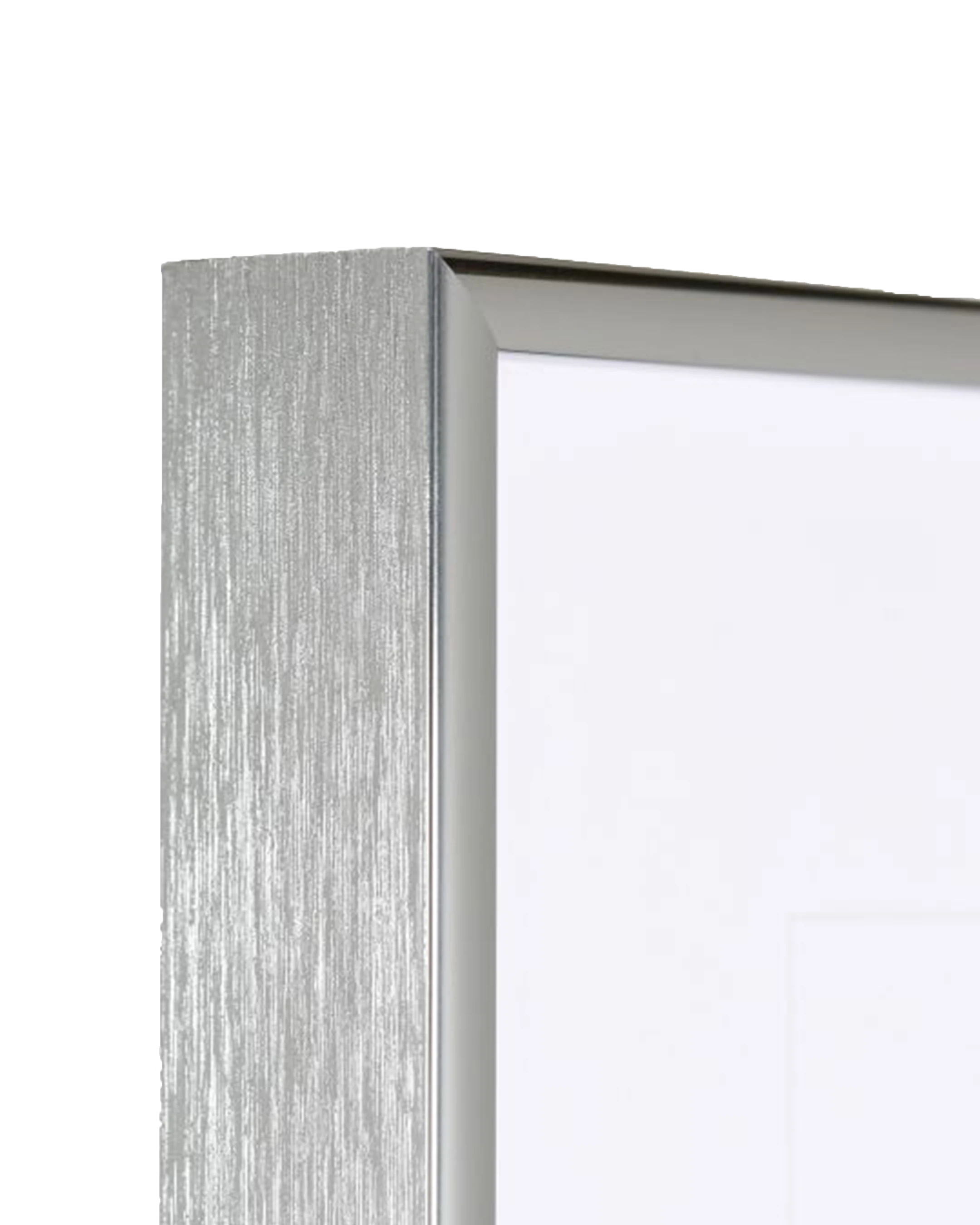 Aluminium fotolijst Luca antiekzilver – detailweergave