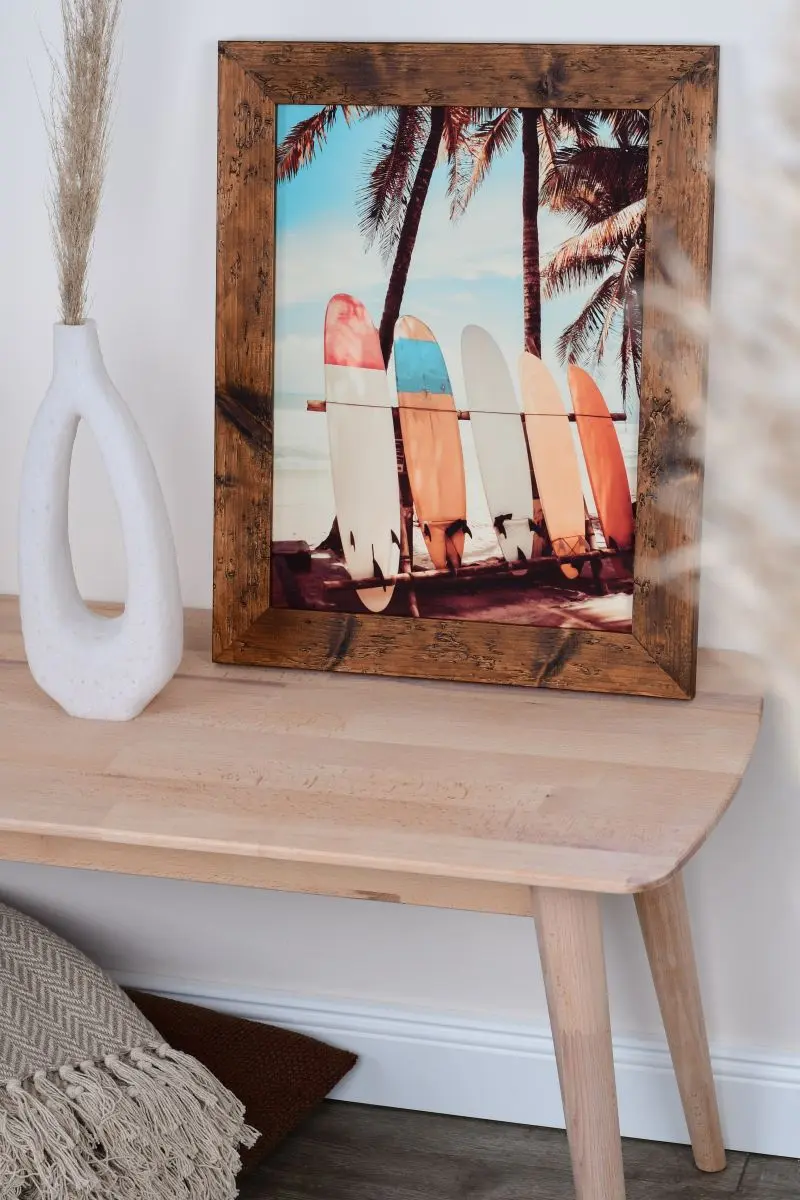 Vintage houten fotokader Hannah