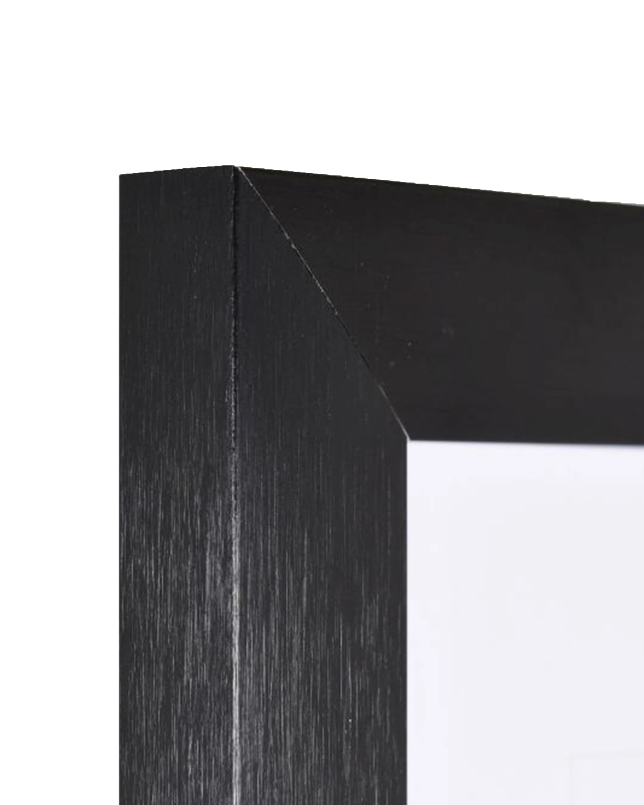 Aluminium fotolijst Costa zwart – detailweergave