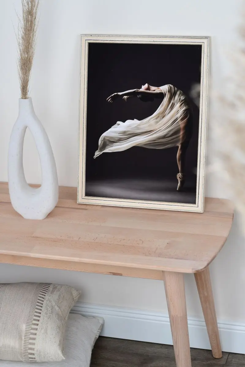 Vintage houten fotokader Luise