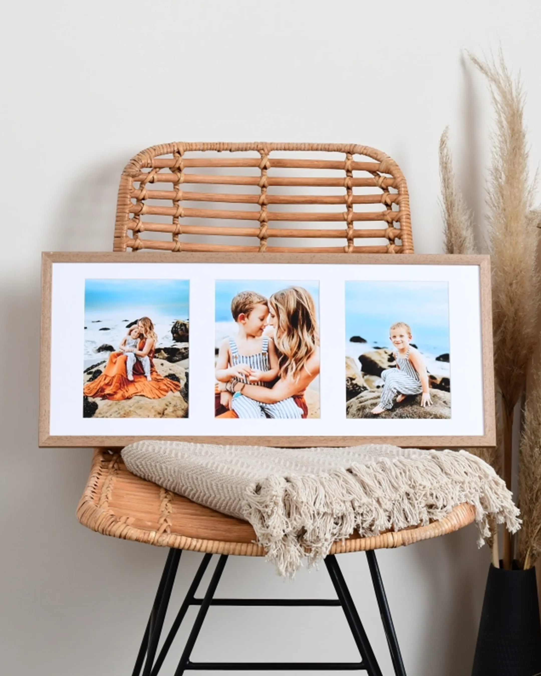 Passe-partoutcollage Noelle 25x60 cm in een interieur