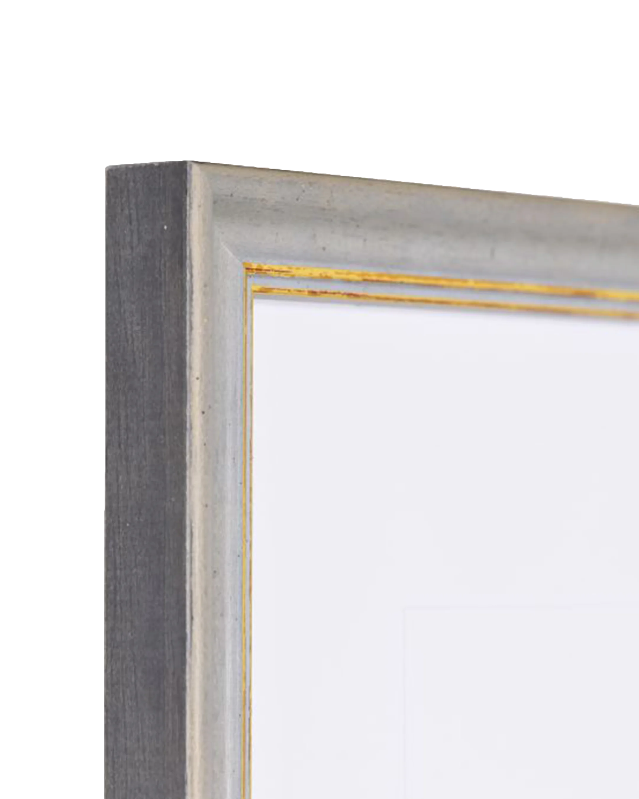 Vintage houten fotolijst Alma antraciet – detailweergave