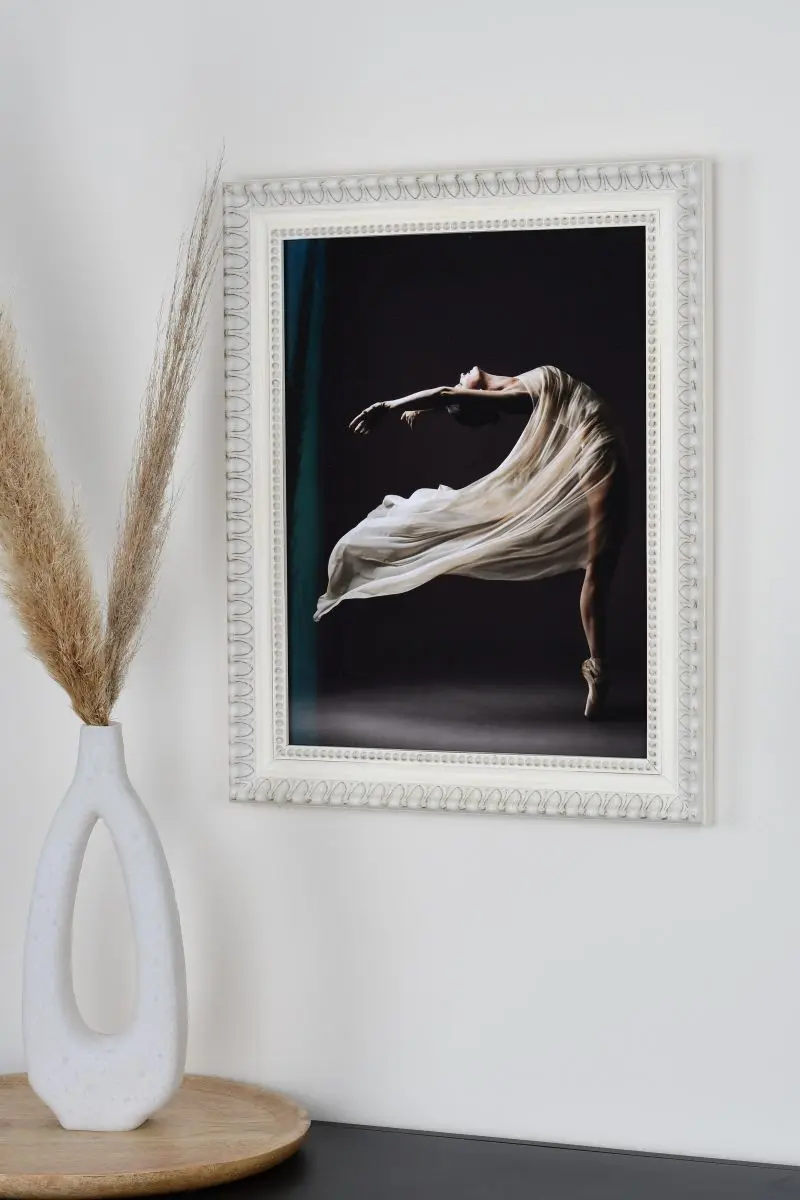 Vintage houten fotokader Rosalie