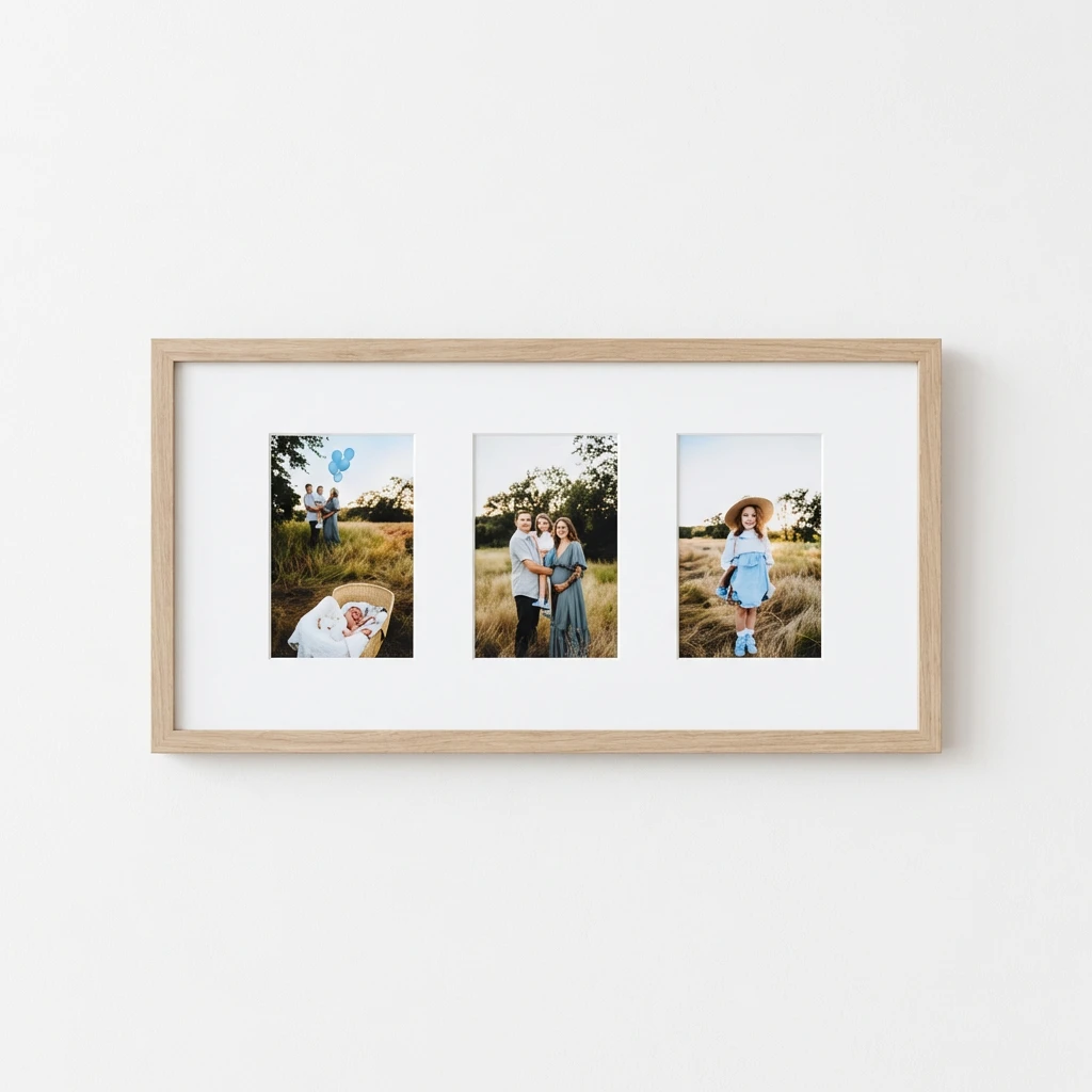 Collage fotokaders 25x50 cm