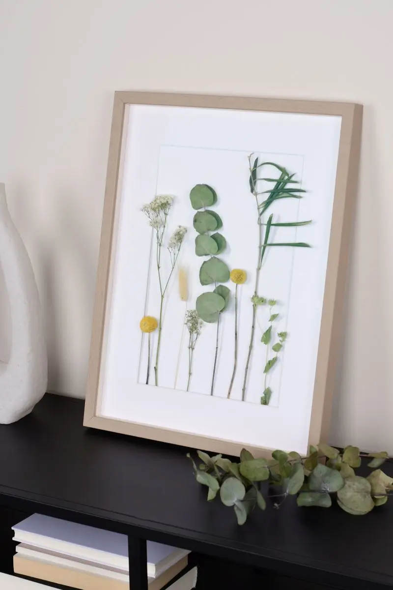 Houten fotokader Nele met afstandslijst