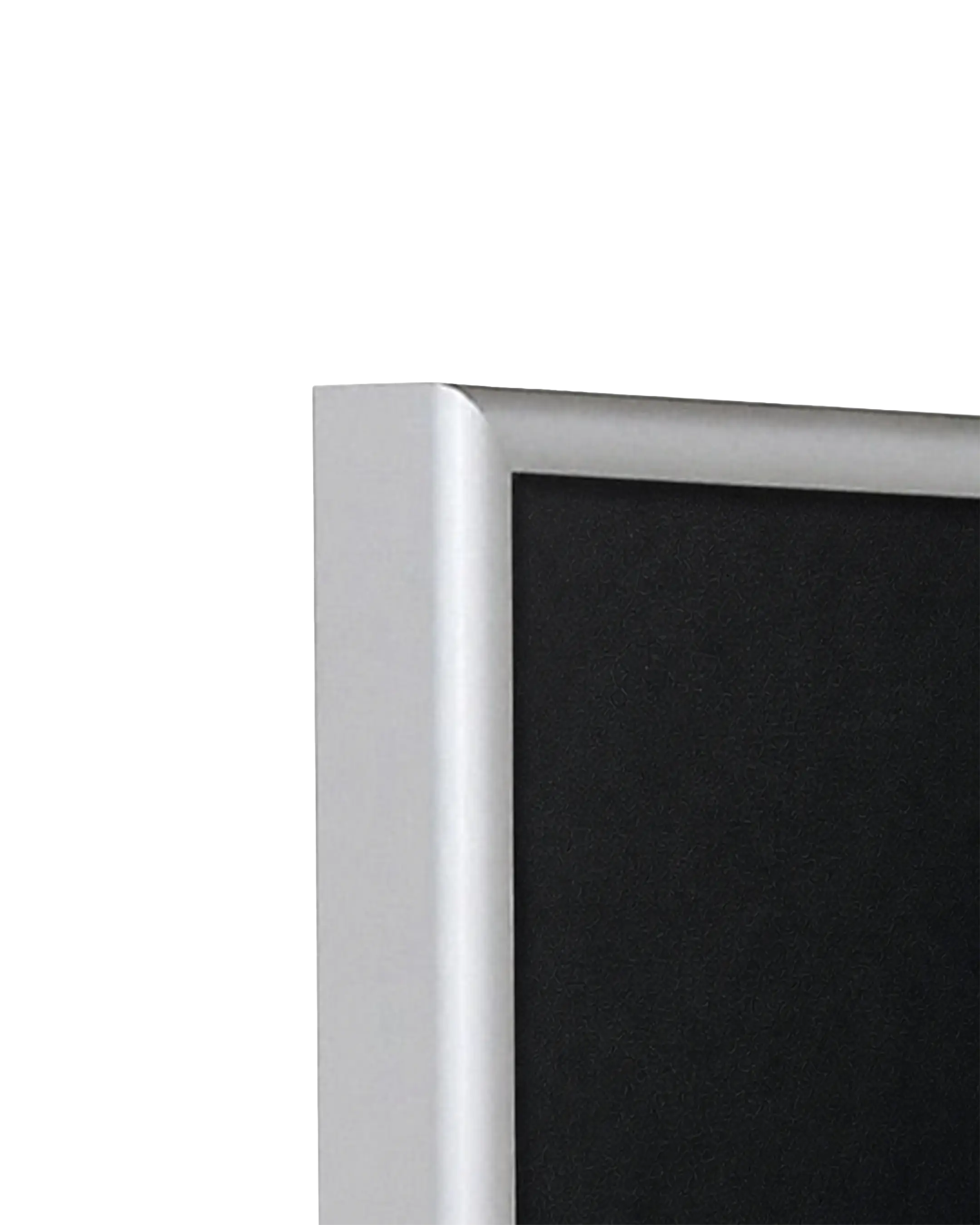 Aluminium fotolijst Noah brandvertragend certificaat zilver – detailweergave
