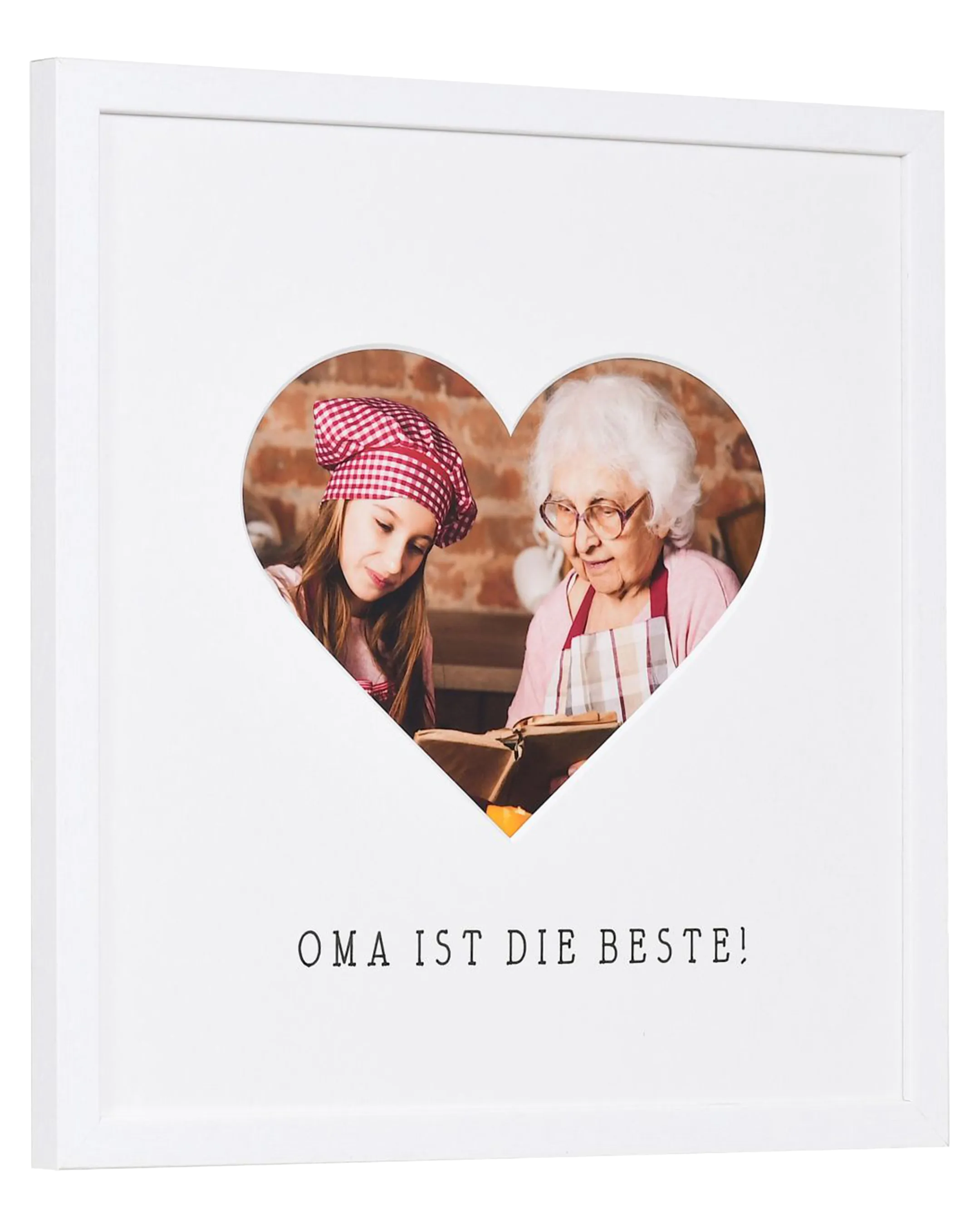Fotokader hart "Oma" 30x30cm