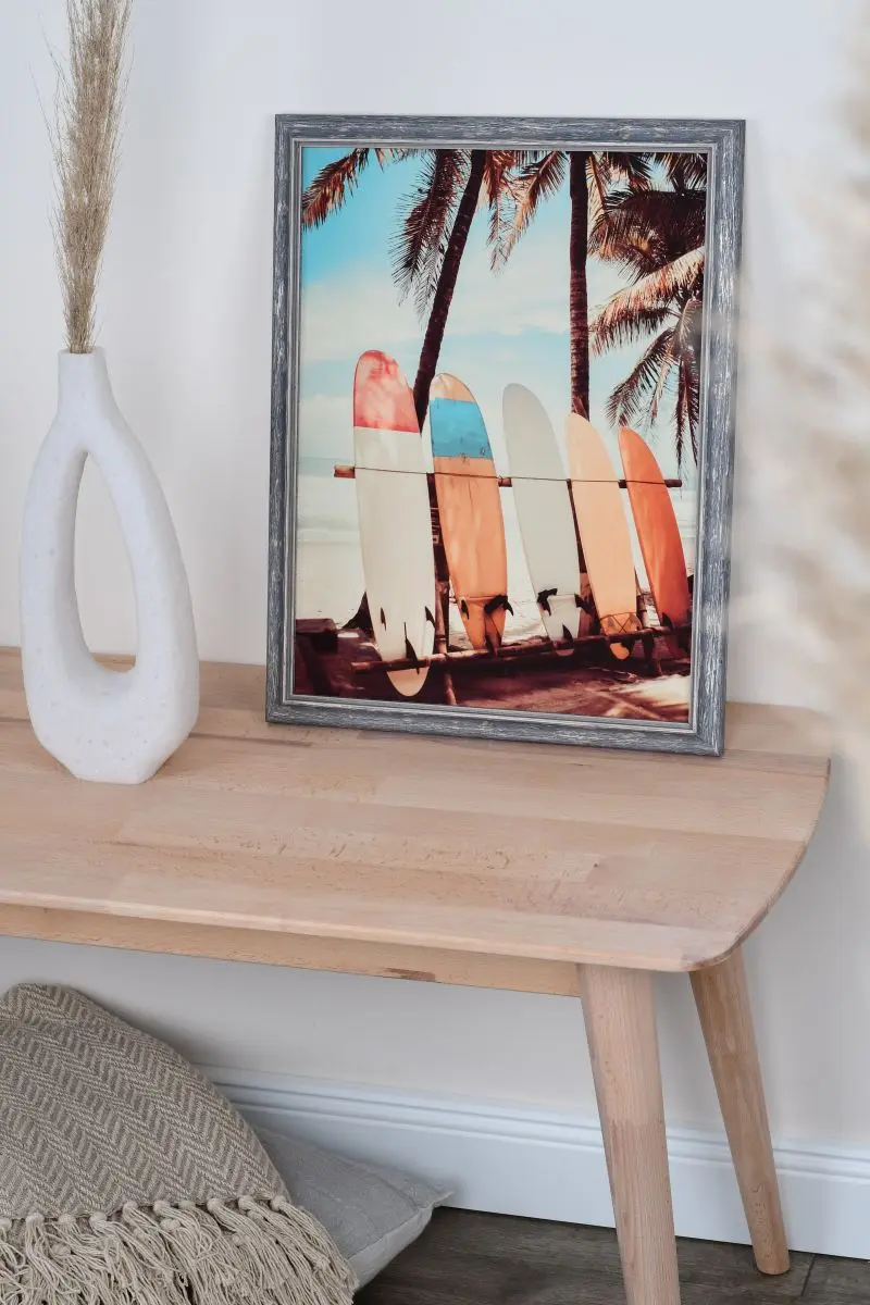 Vintage houten fotokader Elena op maat