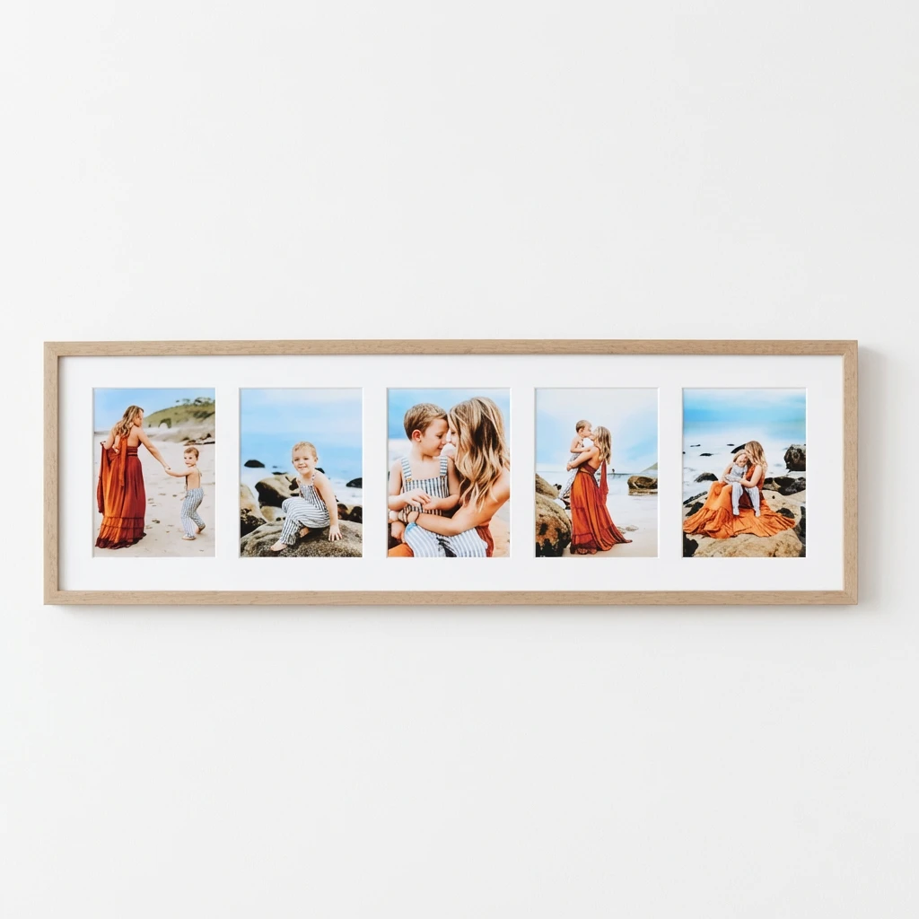 Collage fotokaders 25x80 cm