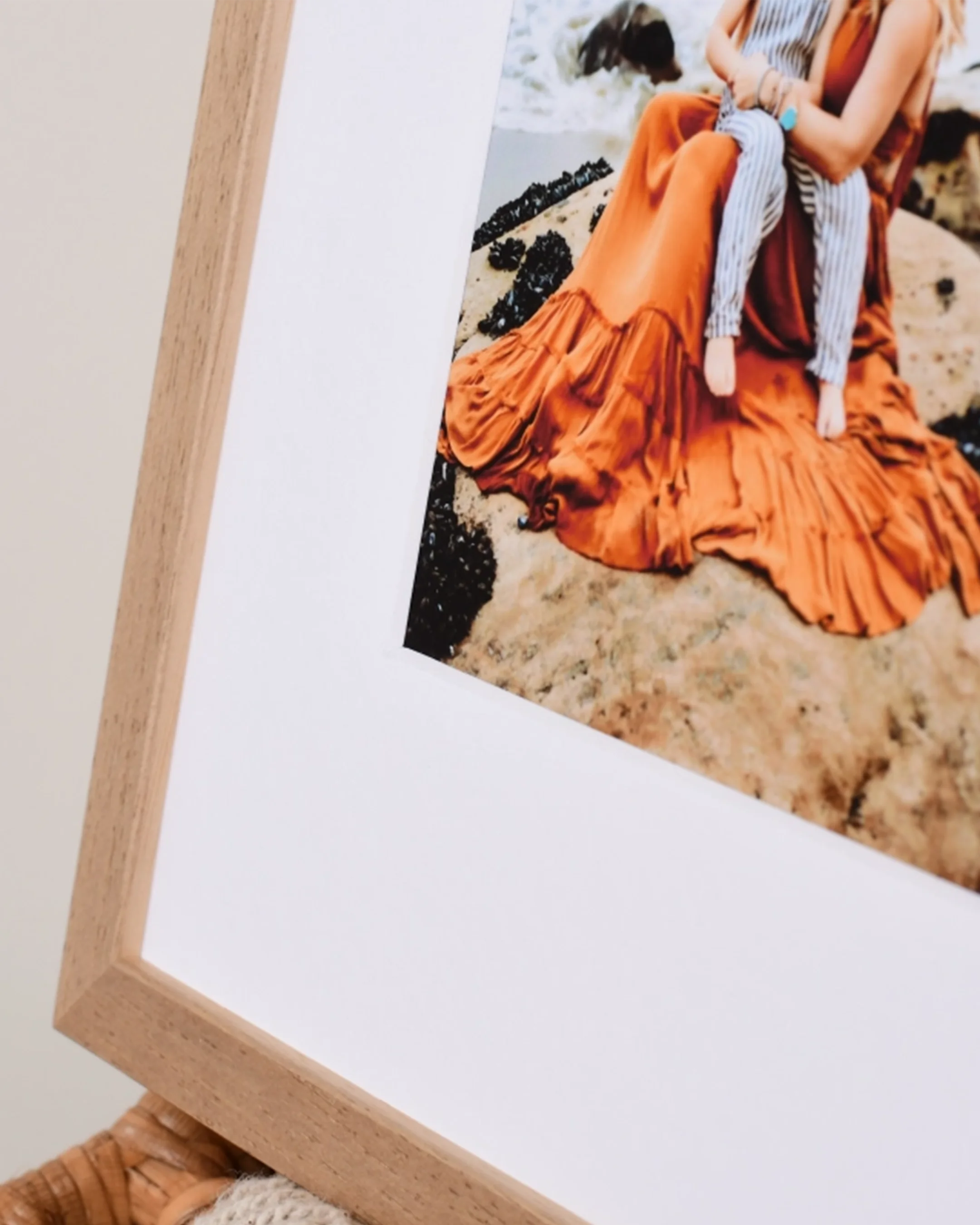 Passe-partoutcollage Marie 30x40 cm – detailweergave