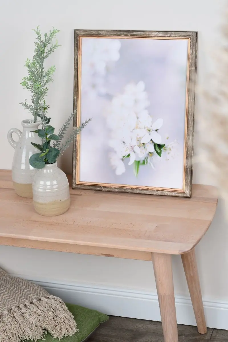 Vintage houten fotokader Elena
