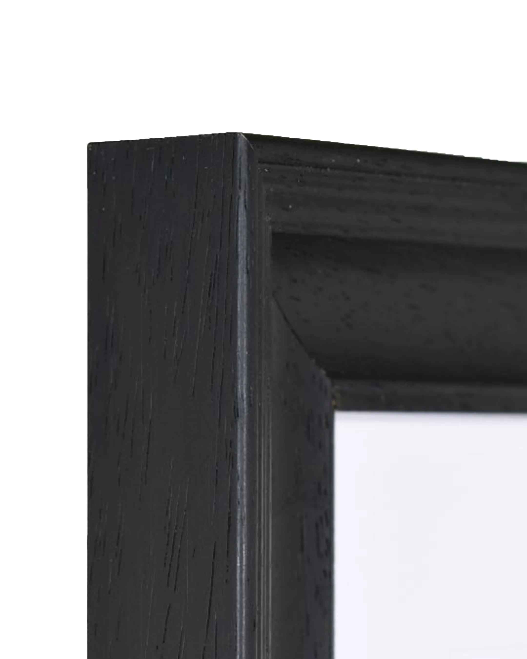 Vintage houten fotolijst Isabella zwart – detailweergave