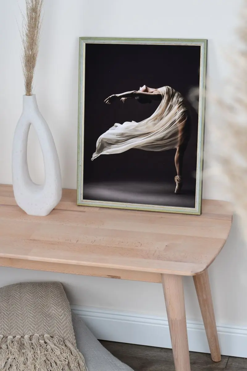 Vintage houten fotokader Alma